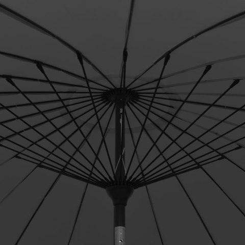 Parasol ogrodowy na słupku aluminiowym, 270 cm, antracytowy Parasol ogrodowy na słupku aluminiowym, 270 cm, antracytowy