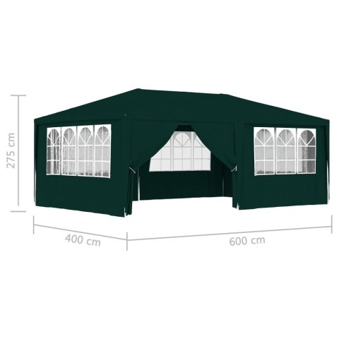 Namiot imprezowy ze ściankami, 4x6 m, zielony, 90 g/m² Namiot imprezowy ze ściankami, 4x6 m, zielony, 90 g/m²