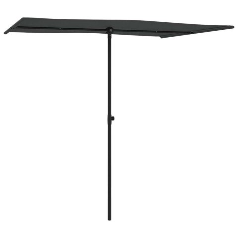 Parasol ogrodowy na aluminiowym słupku, 2x1,5 m, antracytowy Parasol ogrodowy na aluminiowym słupku, 2x1,5 m, antracytowy