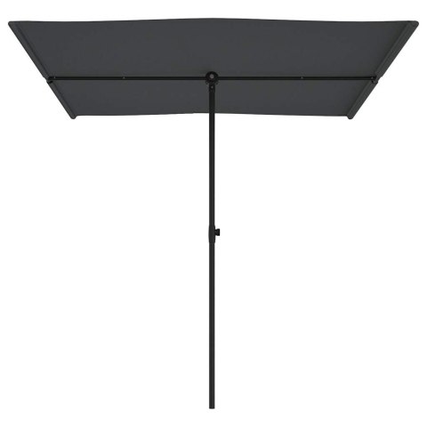 Parasol ogrodowy na aluminiowym słupku, 2x1,5 m, antracytowy Parasol ogrodowy na aluminiowym słupku, 2x1,5 m, antracytowy