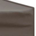  Składany namiot imprezowy ze ściankami, taupe, 3x3 m
