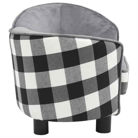 Sofa dla psa, szara, 68x38x38 cm, pluszowa Sofa dla psa, szara, 68x38x38 cm, pluszowa