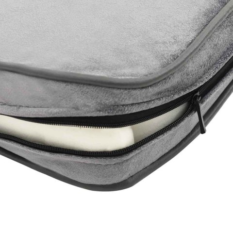 Sofa dla psa, szara, 68x38x38 cm, pluszowa Sofa dla psa, szara, 68x38x38 cm, pluszowa