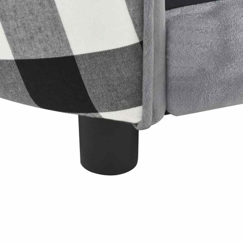 Sofa dla psa, szara, 68x38x38 cm, pluszowa Sofa dla psa, szara, 68x38x38 cm, pluszowa