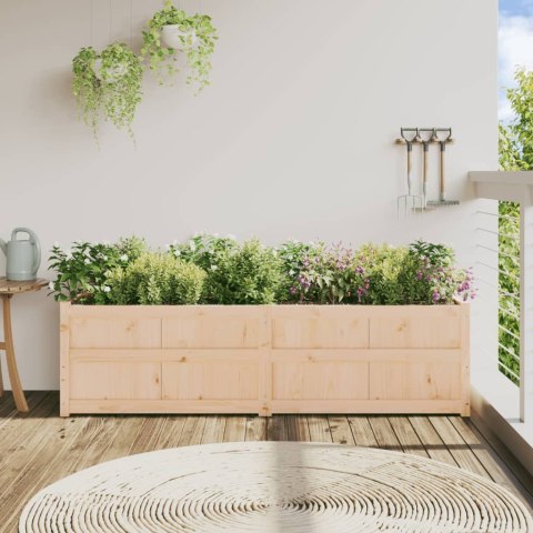 Donica ogrodowa, 180x50x50 cm, lite drewno sosnowe Donica ogrodowa, 180x50x50 cm, lite drewno sosnowe