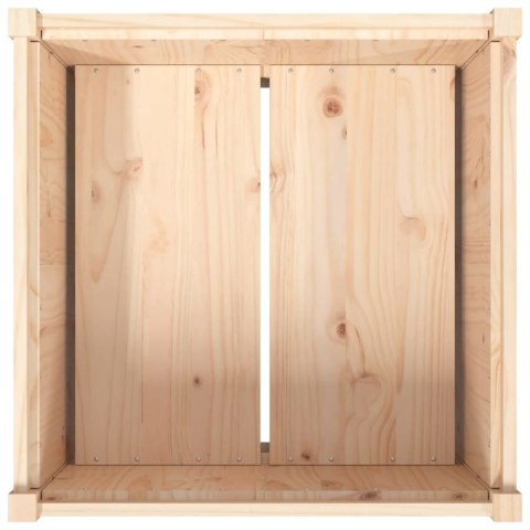 Donica ogrodowa, 70x70x70 cm, lite drewno sosnowe Donica ogrodowa, 70x70x70 cm, lite drewno sosnowe