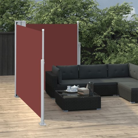 Zwijana markiza boczna, brązowa, 140 x 600 cm Zwijana markiza boczna, brązowa, 140 x 600 cm