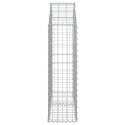  Łukowaty kosz gabionowy 100x30x100/120 cm, galwanizowane żelazo