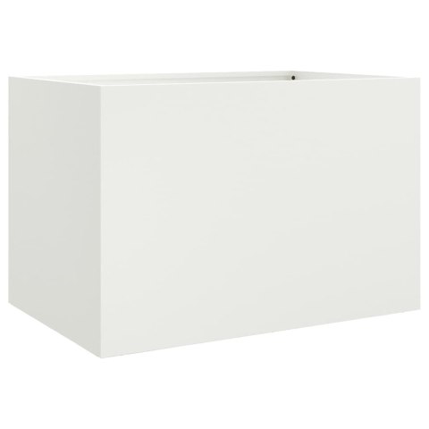 Donica, biała, 62x47x46 cm, stal Donica, biała, 62x47x46 cm, stal