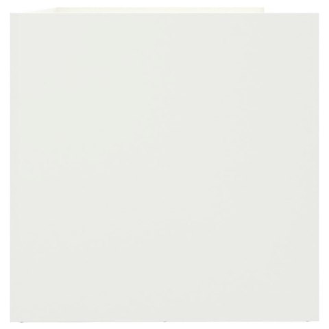 Donica, biała, 62x47x46 cm, stal Donica, biała, 62x47x46 cm, stal