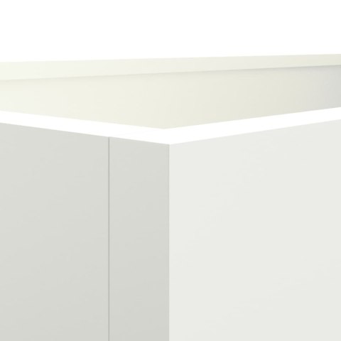 Donica, biała, 62x47x46 cm, stal Donica, biała, 62x47x46 cm, stal