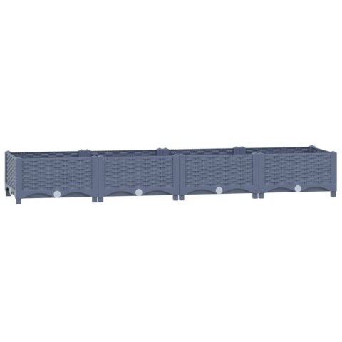 Donica do podniesionej rabaty, 160x40x23 cm, polipropylen Donica do podniesionej rabaty, 160x40x23 cm, polipropylen