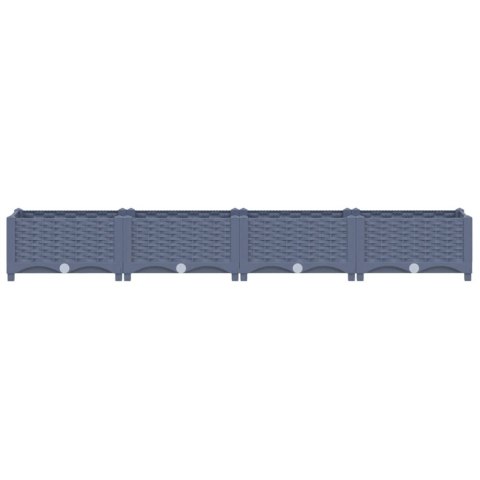 Donica do podniesionej rabaty, 160x40x23 cm, polipropylen Donica do podniesionej rabaty, 160x40x23 cm, polipropylen