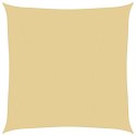  Żagiel przeciwsłoneczny, piaskowy, 2x2 m, 100% poliester