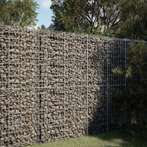  Kosz gabionowy z pokrywą, 100x50x200 cm, galwanizowane żelazo