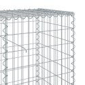  Kosz gabionowy z pokrywą, 1200x50x100 cm, galwanizowane żelazo