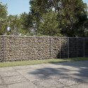 Kosz gabionowy z pokrywą, 500x100x100 cm, galwanizowane żelazo