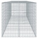  Kosz gabionowy z pokrywą, 500x100x100 cm, galwanizowane żelazo