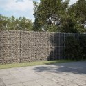  Kosz gabionowy z pokrywą, 650x100x200 cm, galwanizowane żelazo