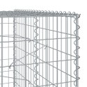  Kosz gabionowy z pokrywą, 650x100x200 cm, galwanizowane żelazo
