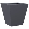  Donice ogrodowe, 2 szt., antracytowe, 30x30x30 cm, stalowe