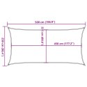  Żagiel przeciwsłoneczny, 160 g/m², kremowy, 2,5x5 m, HDPE