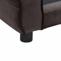 VidaXL Sofa dla psa, brązowa, 72x45x30 cm, pluszowa