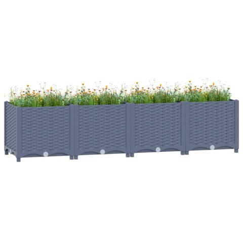 Donica do podniesionej rabaty, 160x40x38 cm, polipropylen Donica do podniesionej rabaty, 160x40x38 cm, polipropylen