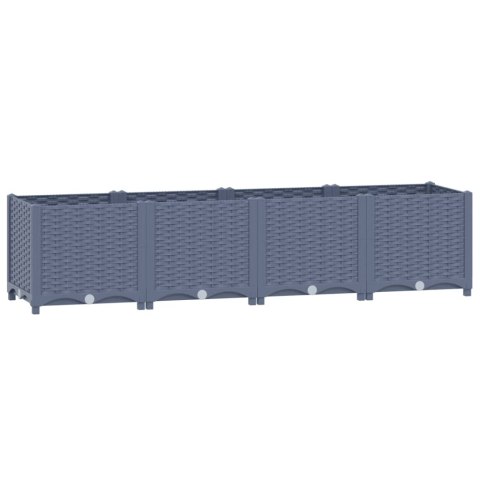 Donica do podniesionej rabaty, 160x40x38 cm, polipropylen Donica do podniesionej rabaty, 160x40x38 cm, polipropylen