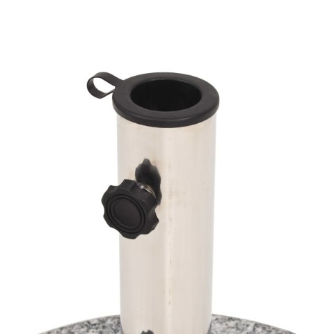 Okrągła podstawa pod parasol, granitowa, 20 kg Okrągła podstawa pod parasol, granitowa, 20 kg