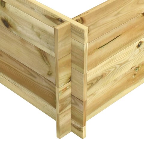 Podniesiona donica, 150 x 100 x 40 cm, impregnowane drewno Podniesiona donica, 150 x 100 x 40 cm, impregnowane drewno