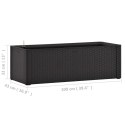  Podwyższona donica z systemem podlewania, antracyt, 100x43x33cm