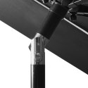  3-poziomowy parasol na aluminiowym słupku, antracytowy, 3 m