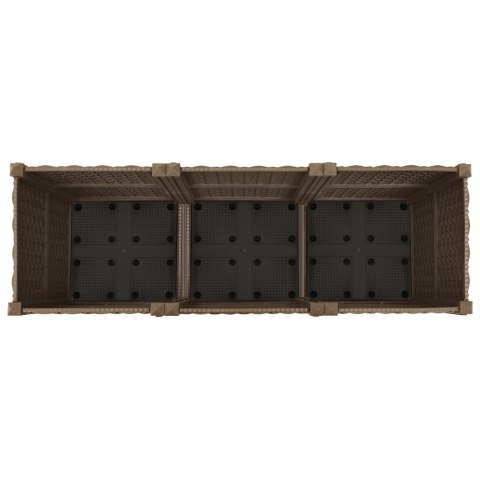 Donica do podniesionej rabaty, 120x40x38 cm, polipropylen Donica do podniesionej rabaty, 120x40x38 cm, polipropylen