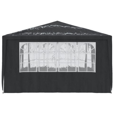 Namiot imprezowy ze ściankami, 4x4 m, antracytowy, 90 g/m² Namiot imprezowy ze ściankami, 4x4 m, antracytowy, 90 g/m²
