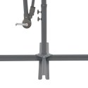  Parasol wiszący z aluminiowym słupkiem, 300 cm, antracytowy