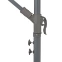  Parasol wiszący z aluminiowym słupkiem, 300 cm, antracytowy