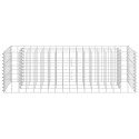  Podwyższona donica gabionowa, galwanizowana stal, 90x30x30 cm