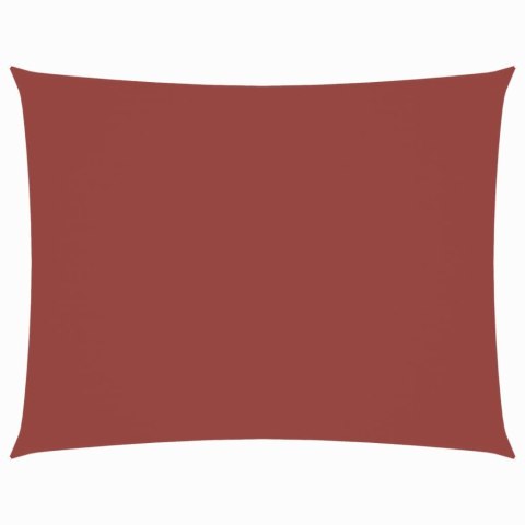 Żagiel ogrodowy z tkaniny oxford, prostokąt 2x4 m, terakota Żagiel ogrodowy z tkaniny oxford, prostokąt 2x4 m, terakota
