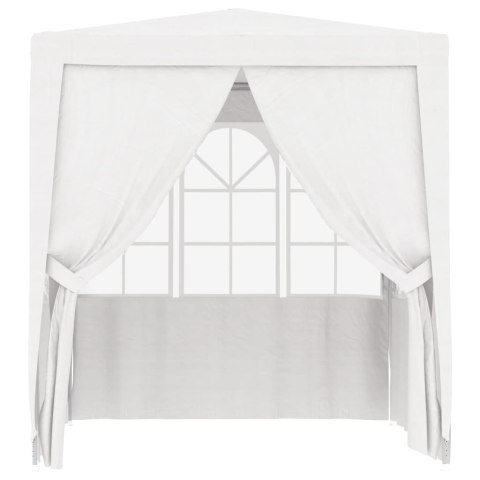 Namiot imprezowy ze ściankami, 2x2 m, biały, 90 g/m² Namiot imprezowy ze ściankami, 2x2 m, biały, 90 g/m²
