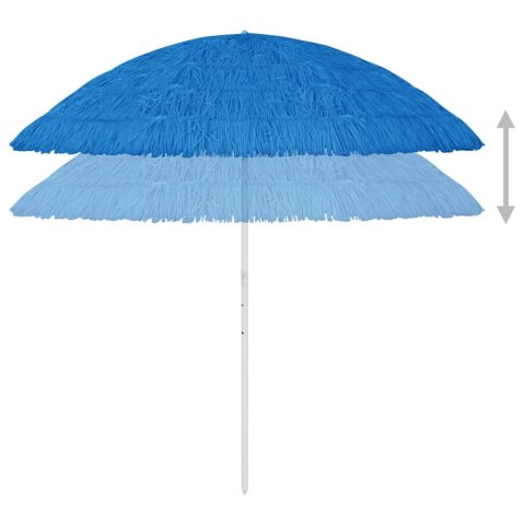 Parasol plażowy w hawajskim stylu, niebieski, 300 cm Parasol plażowy w hawajskim stylu, niebieski, 300 cm