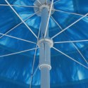  Parasol plażowy w hawajskim stylu, niebieski, 300 cm