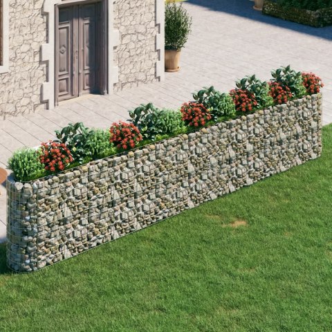  Podwyższona donica gabionowa galwanizowane żelazo 540x50x100 cm