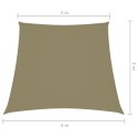 Żagiel ogrodowy, tkanina Oxford, trapezowy, 3/4x3 m, beżowy