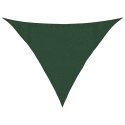  Żagiel przeciwsłoneczny, 160 g/m², ciemnozielony, 3,5x3,5x4,9 m