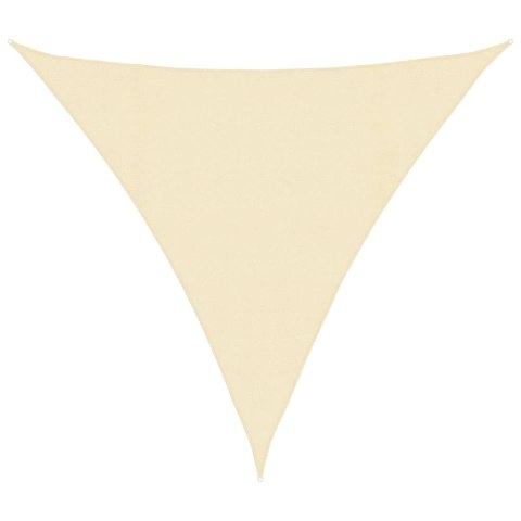 Żagiel przeciwsłoneczny, 160 g/m², kremowy, 4x4x4 m, HDPE Żagiel przeciwsłoneczny, 160 g/m², kremowy, 4x4x4 m, HDPE