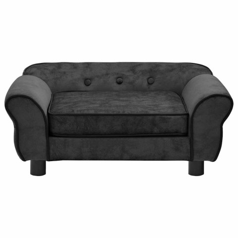 Sofa dla psa, ciemnoszara, 72x45x30 cm, pluszowa Sofa dla psa, ciemnoszara, 72x45x30 cm, pluszowa