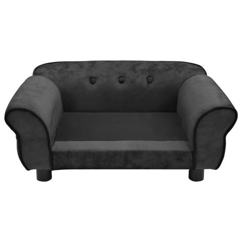 Sofa dla psa, ciemnoszara, 72x45x30 cm, pluszowa Sofa dla psa, ciemnoszara, 72x45x30 cm, pluszowa