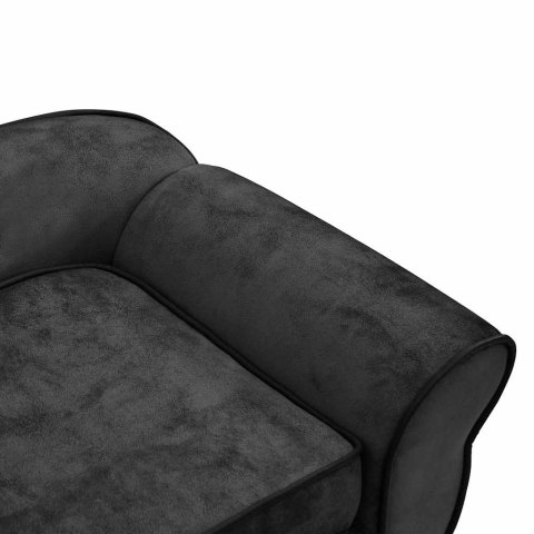 Sofa dla psa, ciemnoszara, 72x45x30 cm, pluszowa Sofa dla psa, ciemnoszara, 72x45x30 cm, pluszowa