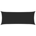  Żagiel przeciwsłoneczny, 160 g/m², czarny, 2x4,5 m, HDPE